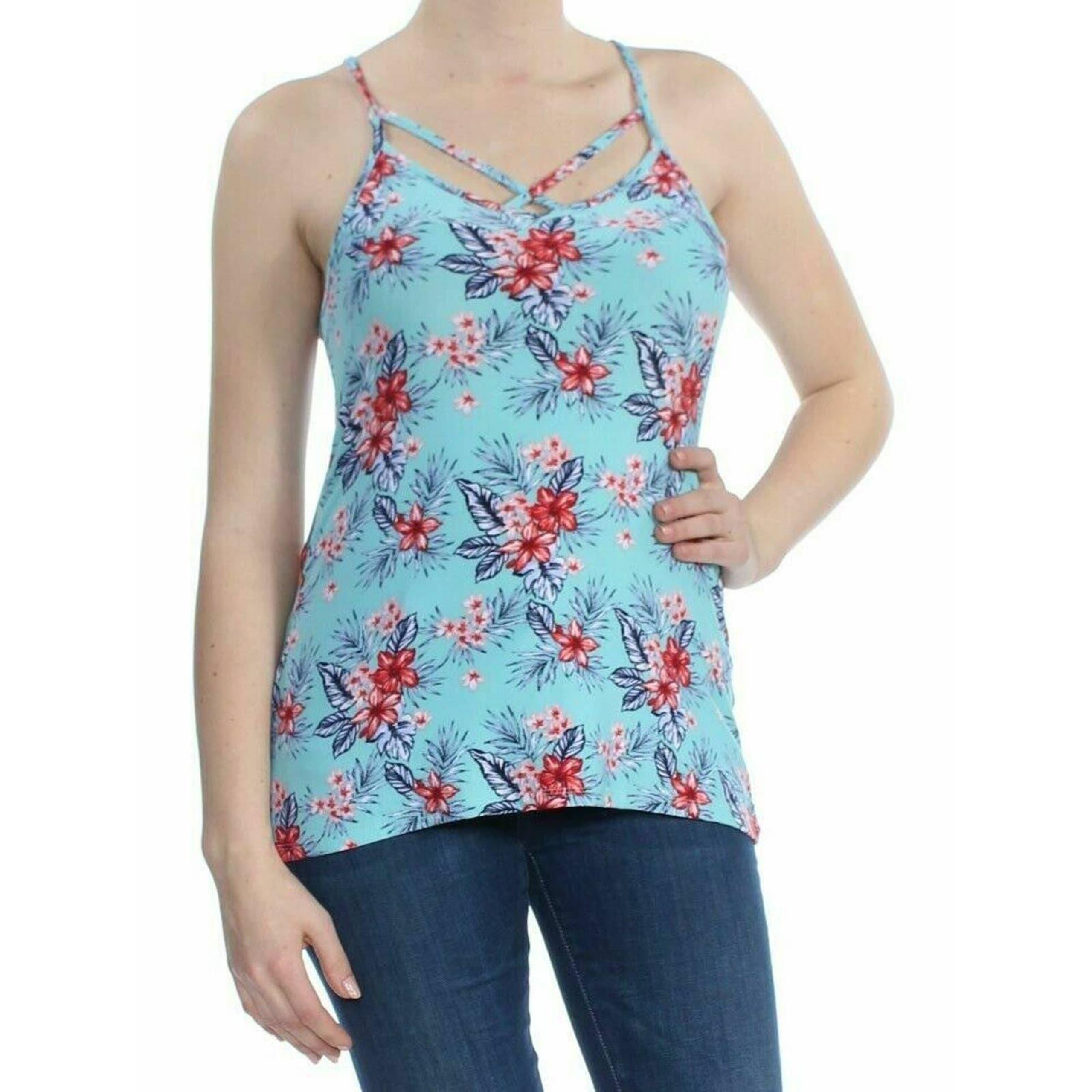 Ultra Flirt Shirt Tank Top Blue M