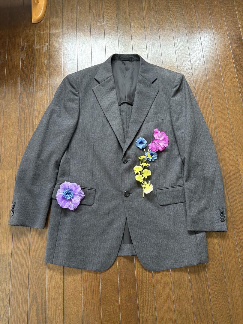 Unique jacket and pants set.