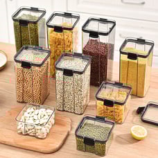 Sealed Jars Kitchen Grain Storage Organizer Large Tank Plastic Moisture-proof St