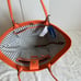 NWT Dooney & Bourke Orange Beacon Woven Leather Atlantic Tote