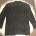 Wayne Edwards Philadelphia 50R 1-Button Jacket Black Geometric Wool Silk Italy