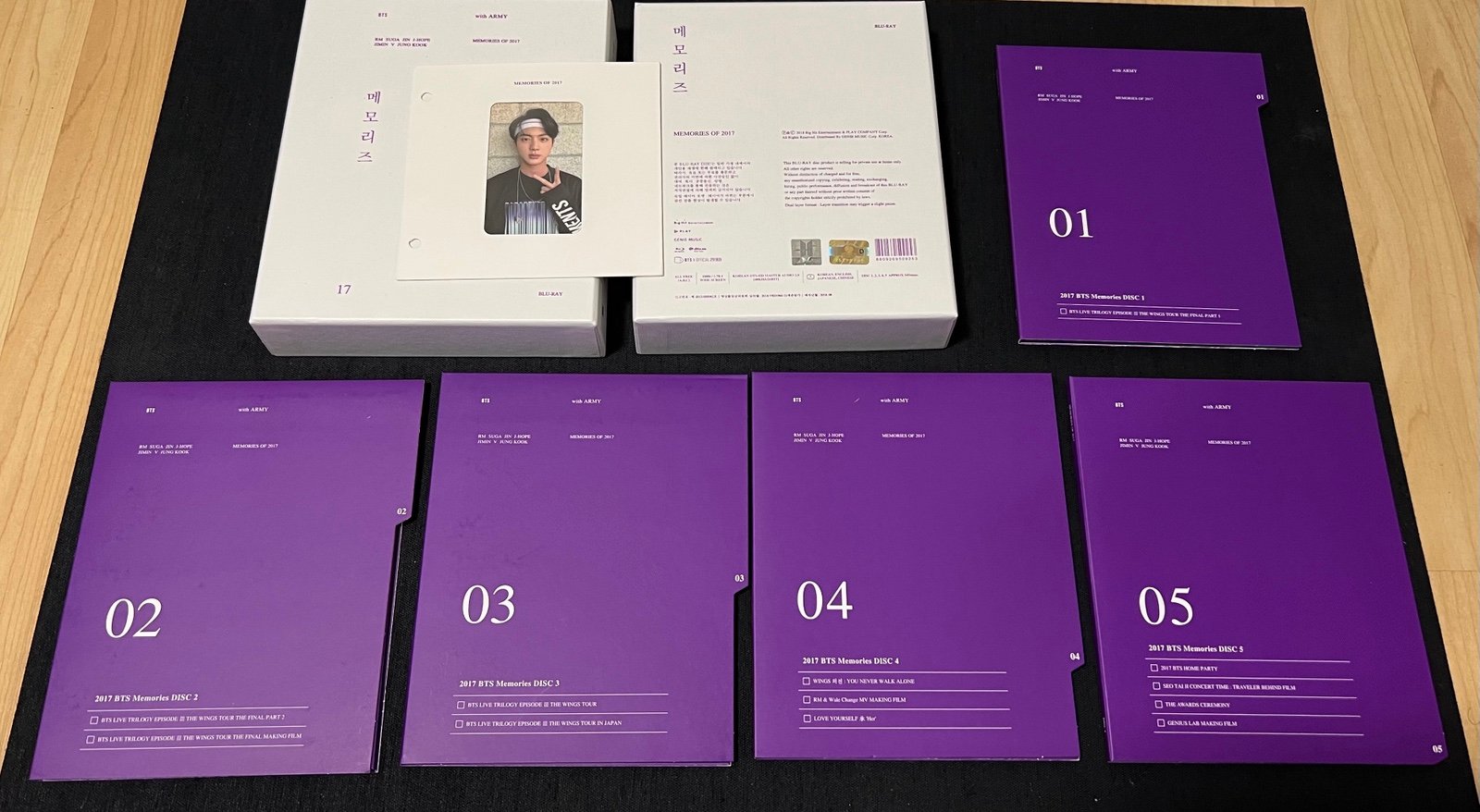 BTS Memories of 2017 Blu Ray