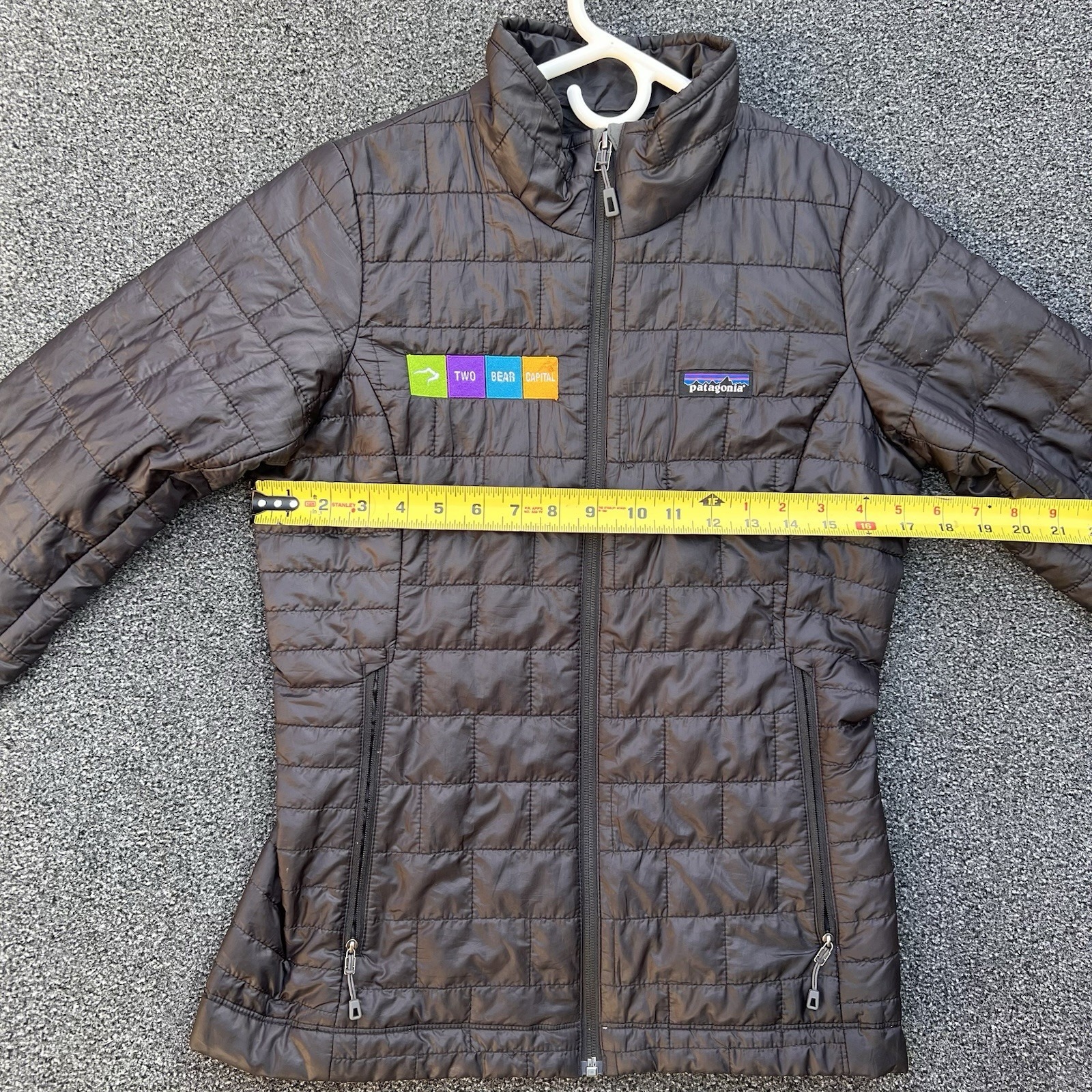 Patagonia Men's Forge Gray Primaloft Quilted Nano Puff