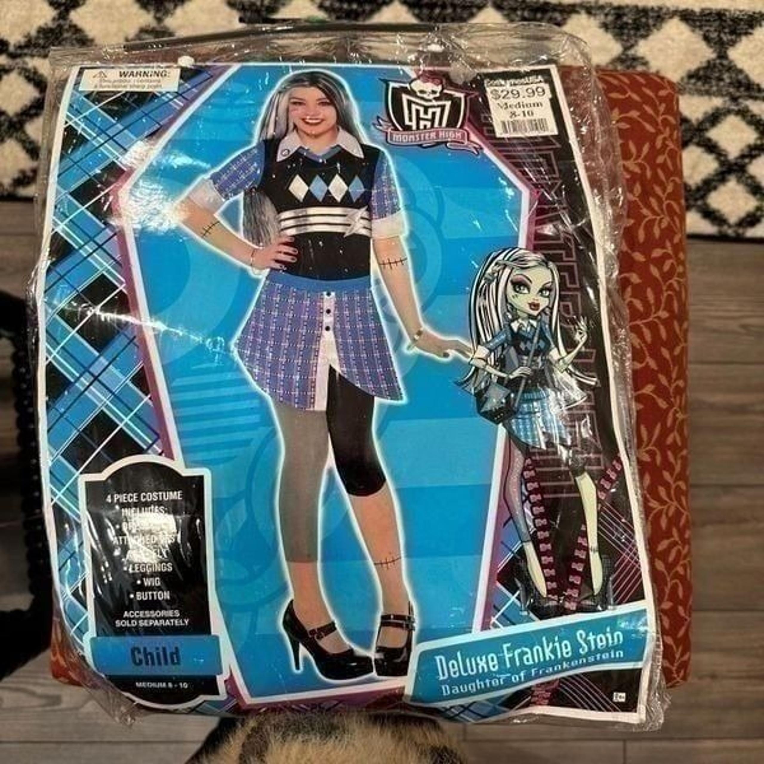 Monster High Deluxe Frankie Stein Costume M 8-10