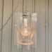 Vintage Paul Secon for Sompex , Space Age Mid Century Swag Hanging Lamp 70s MCM