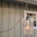 Vintage Paul Secon for Sompex , Space Age Mid Century Swag Hanging Lamp 70s MCM