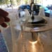 Vintage Paul Secon for Sompex , Space Age Mid Century Swag Hanging Lamp 70s MCM