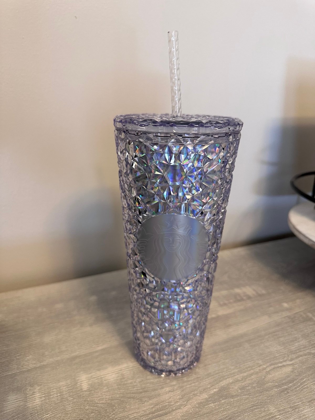 Purple sparkly Starbucks cup 24oz