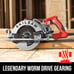 SKIL 15-Amp 7-1/4-in Worm Drive Corded Circular Saw