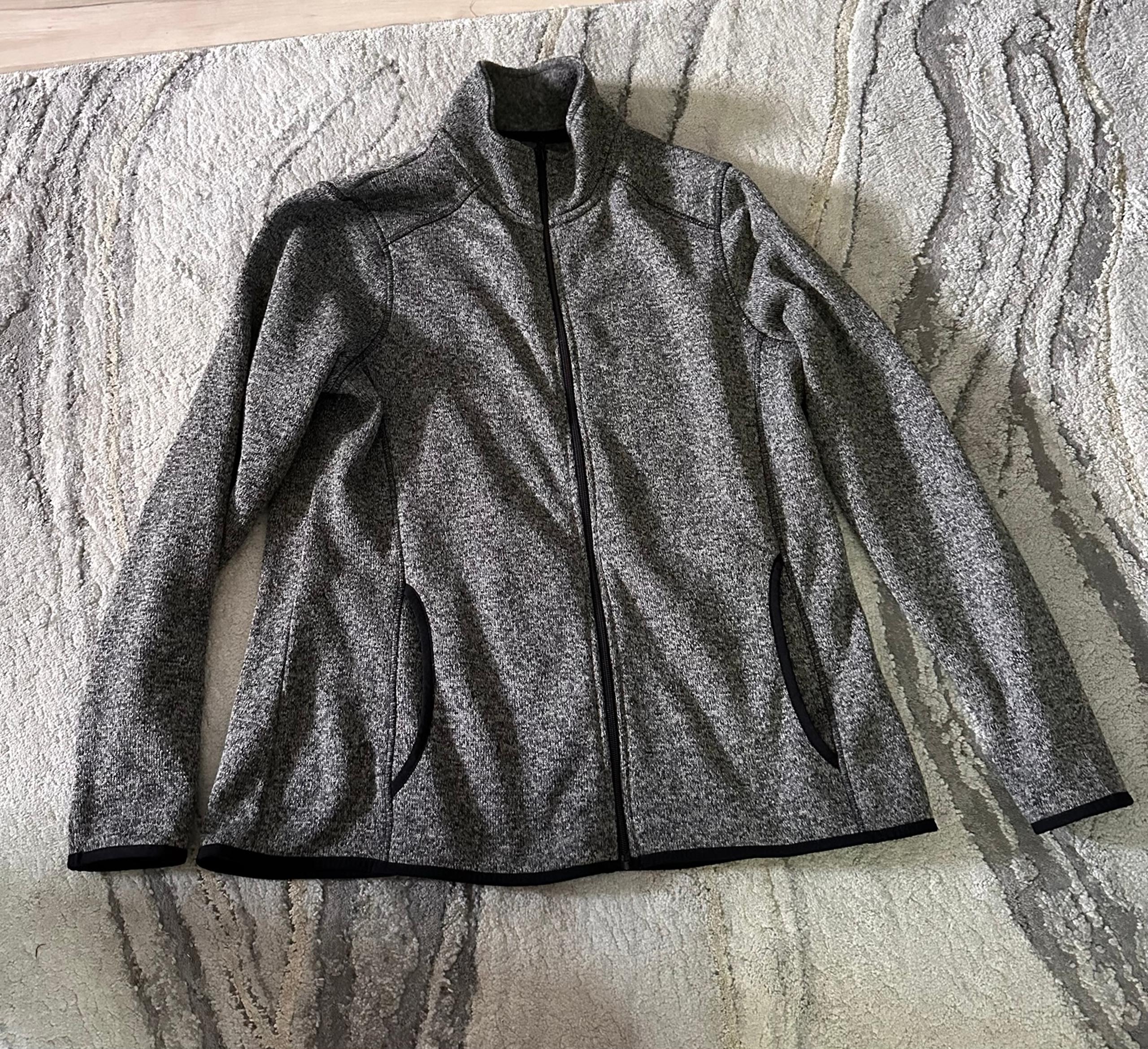 Eddie Bauer Charcoal Fleece Jacket