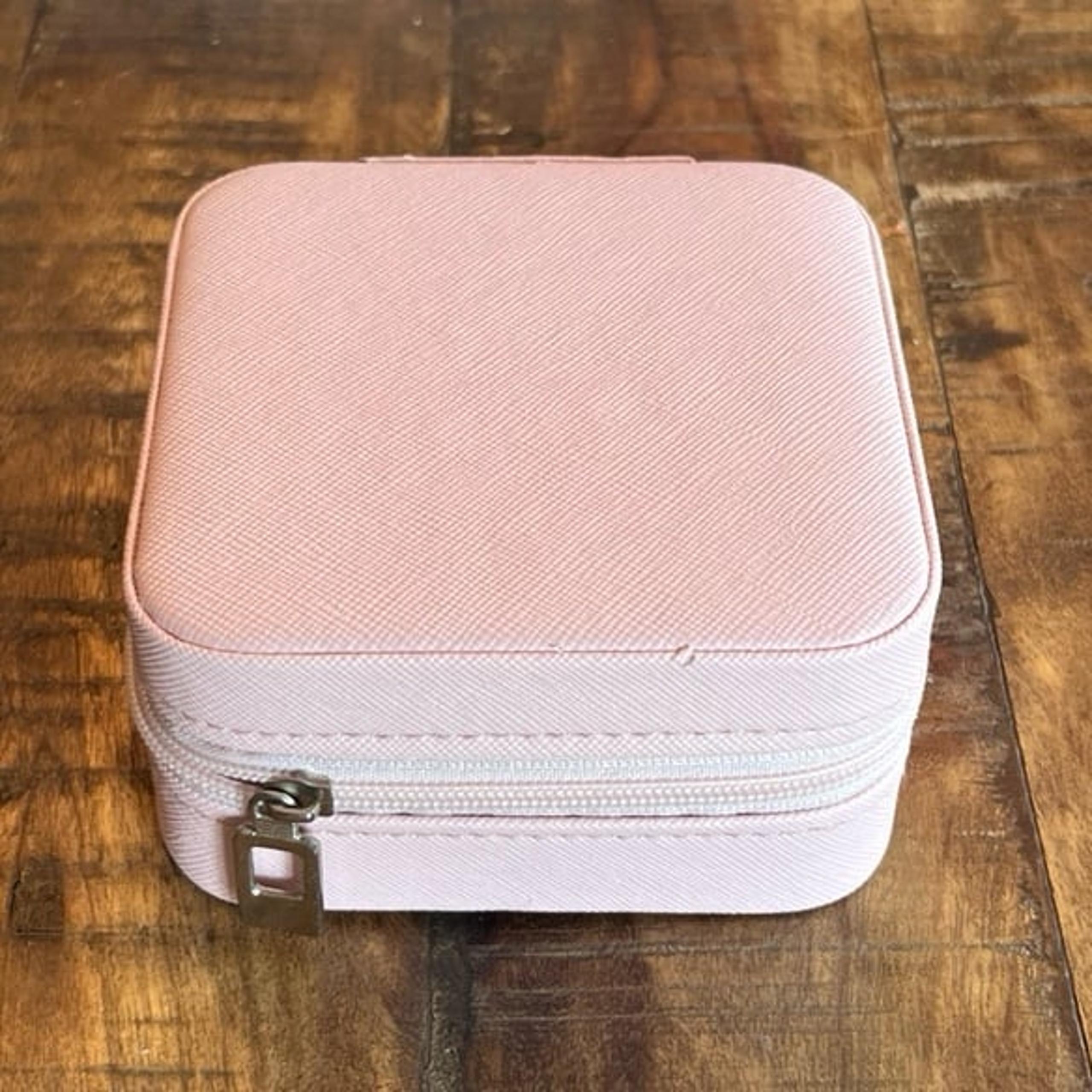 Travel Jewelry Case-Pink