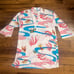 Natori • Large • Coral Reef/ Tropical Fish • Multi-Colors • Caftan • Pajamas Top