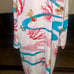 Natori • Large • Coral Reef/ Tropical Fish • Multi-Colors • Caftan • Pajamas Top