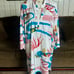 Natori • Large • Coral Reef/ Tropical Fish • Multi-Colors • Caftan • Pajamas Top