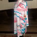 Natori • Large • Coral Reef/ Tropical Fish • Multi-Colors • Caftan • Pajamas Top