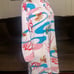 Natori • Large • Coral Reef/ Tropical Fish • Multi-Colors • Caftan • Pajamas Top
