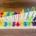 Montessori Children's Toy High Quality Custom Large Size Wooden Wooden Bead Ca