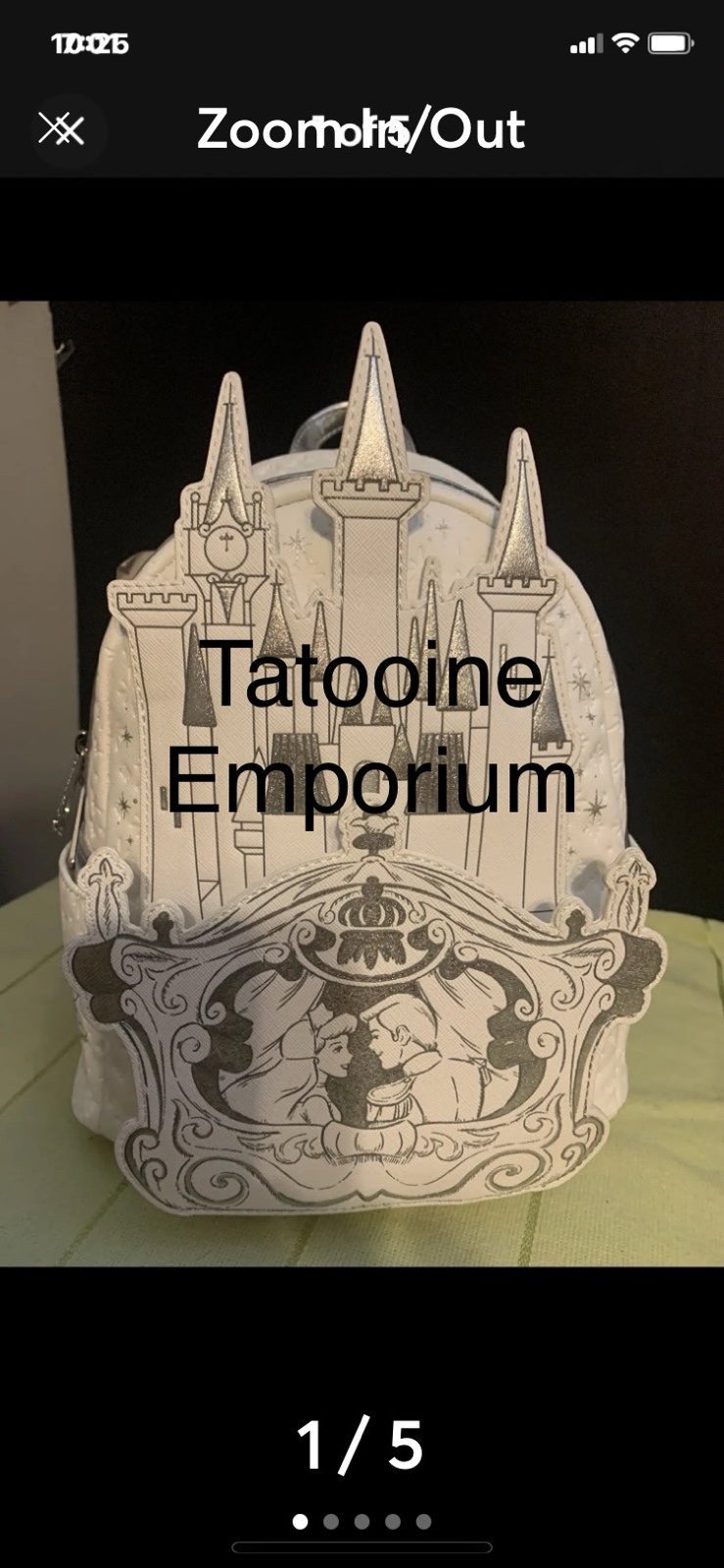 loungefly Happily Ever After Mini Backpack
