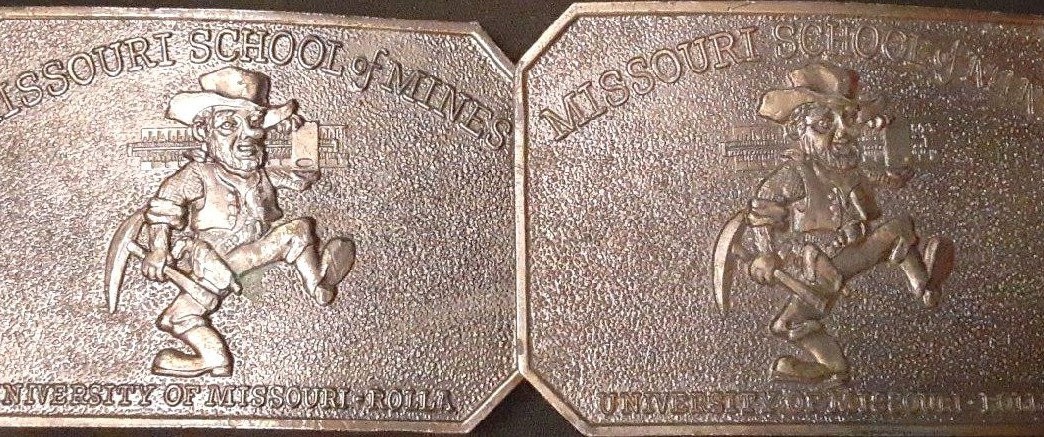 2 Solid Brass University of Missouri Rolla