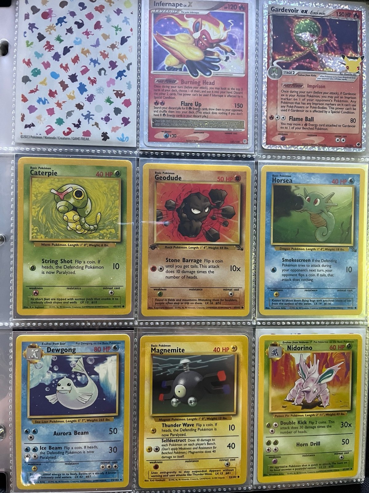 Pokemon Vintage/ Base art card bundle