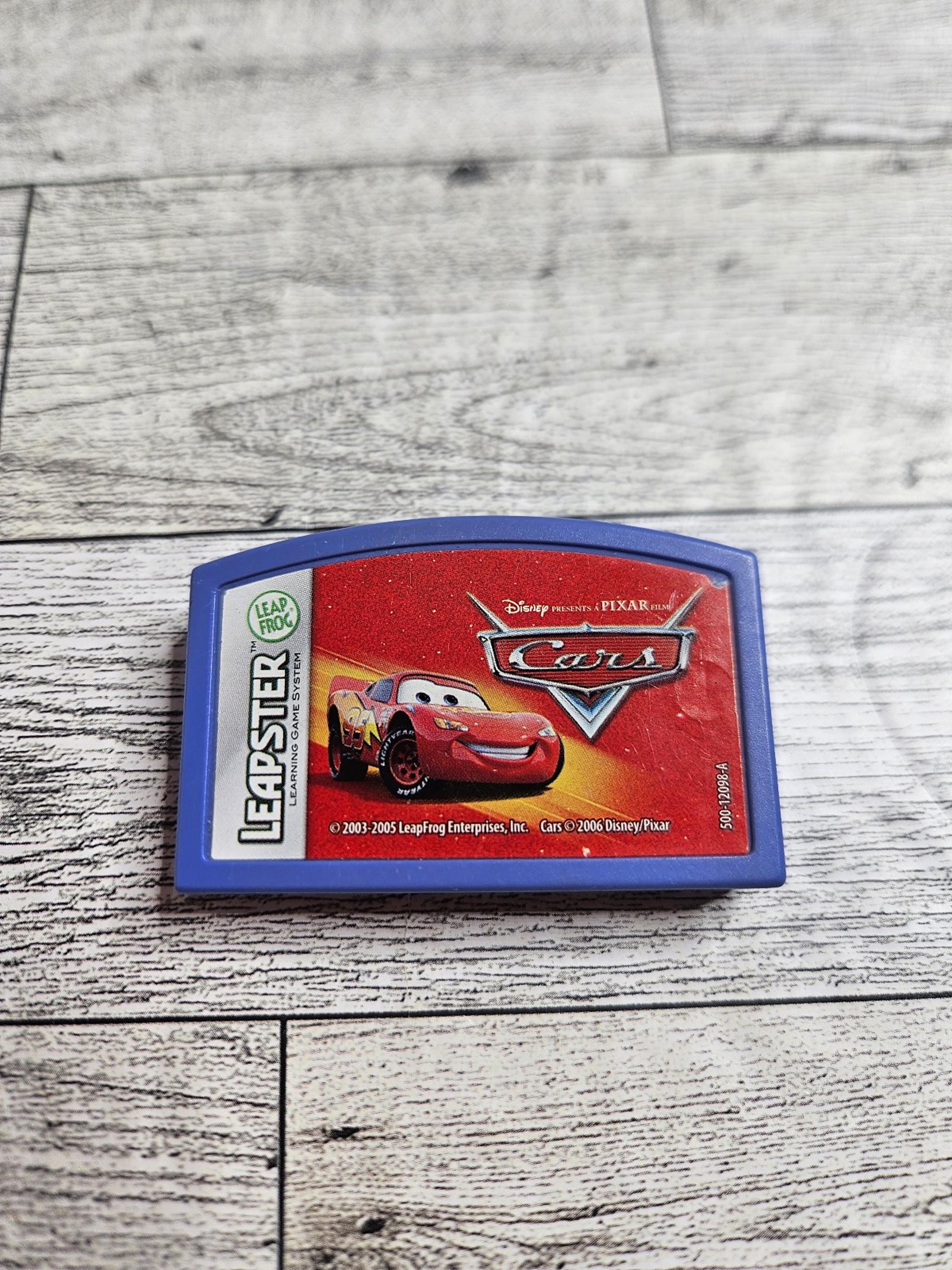 2005 Leap Frog Leapster Disney Pixar Cars Game