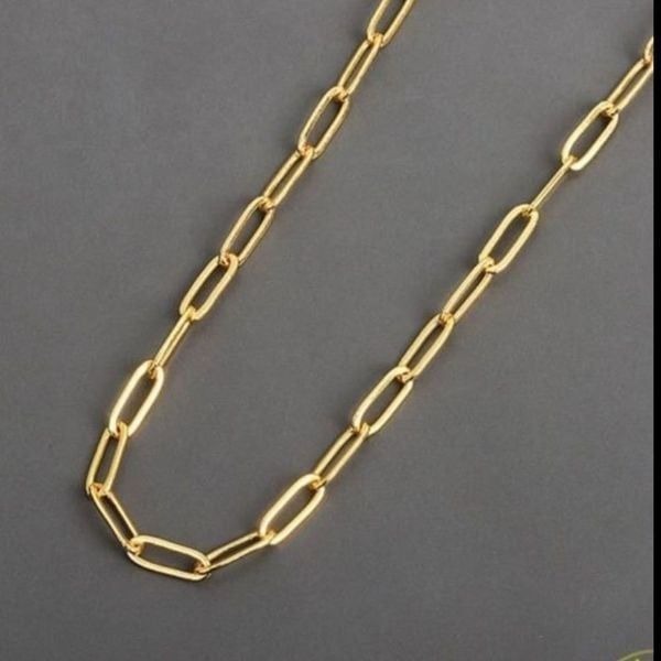 The Latest Obsession in Gold chain link necklace 18”