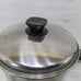 Vintage West Bend Dura-gleam Pot/Pan Set of 3 MCM Brown Handles 3 Ply Stainless