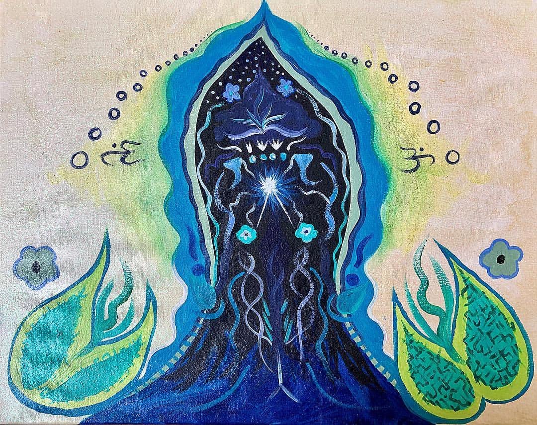 Handmade Acrylic Painting Trippy