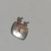 RARE Antique 10k White Gold Solid Moonstone Pearl Bezel Victorian Slider Charm