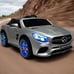 Mercedes Benz Ride On Car with built-in MP4 Player, LED wheels - Silver
