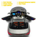 Mercedes Benz Ride On Car with built-in MP4 Player, LED wheels - Silver
