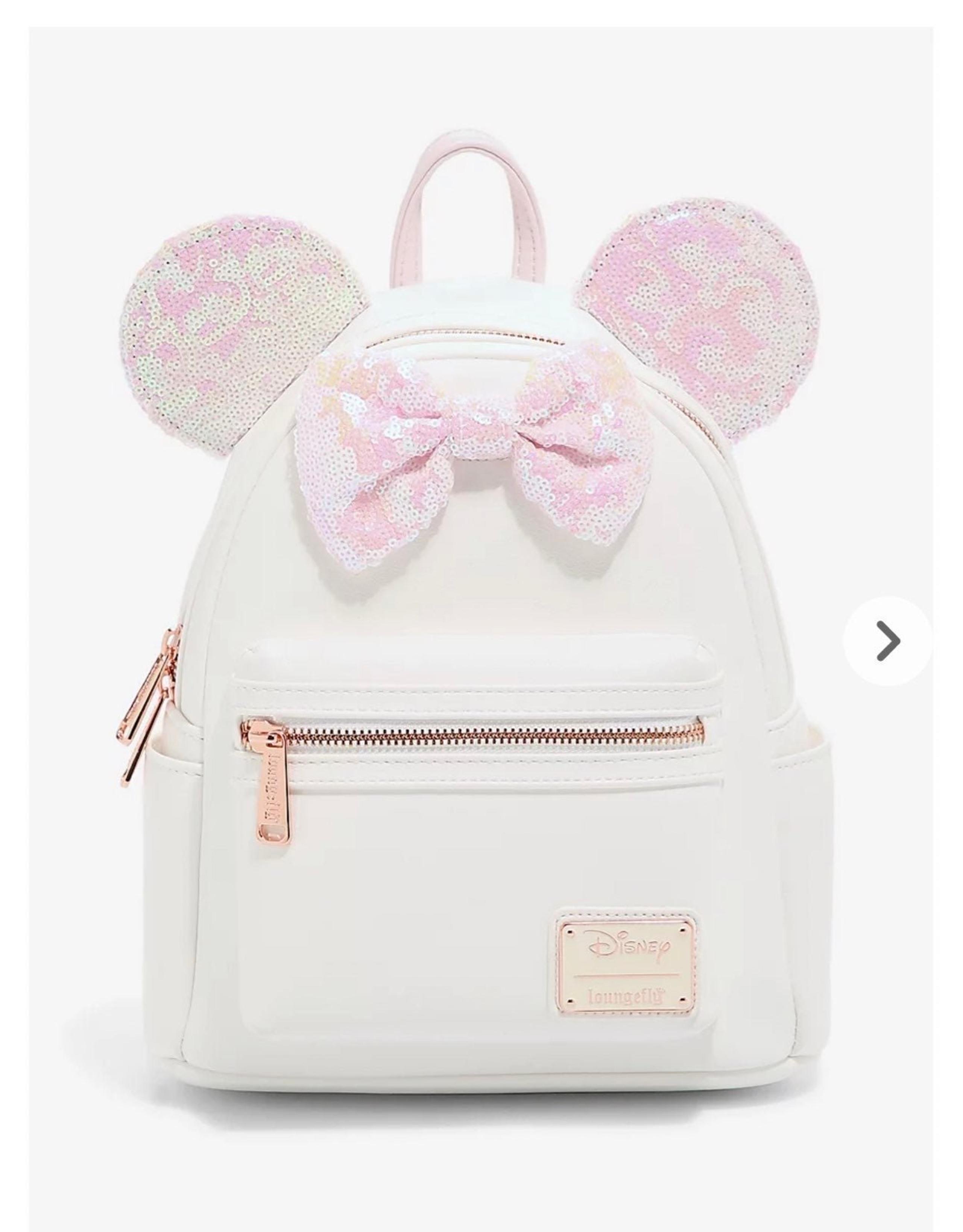 Loungefly Disney Minnie Mouse Iridescent Sequin Mini Backpack