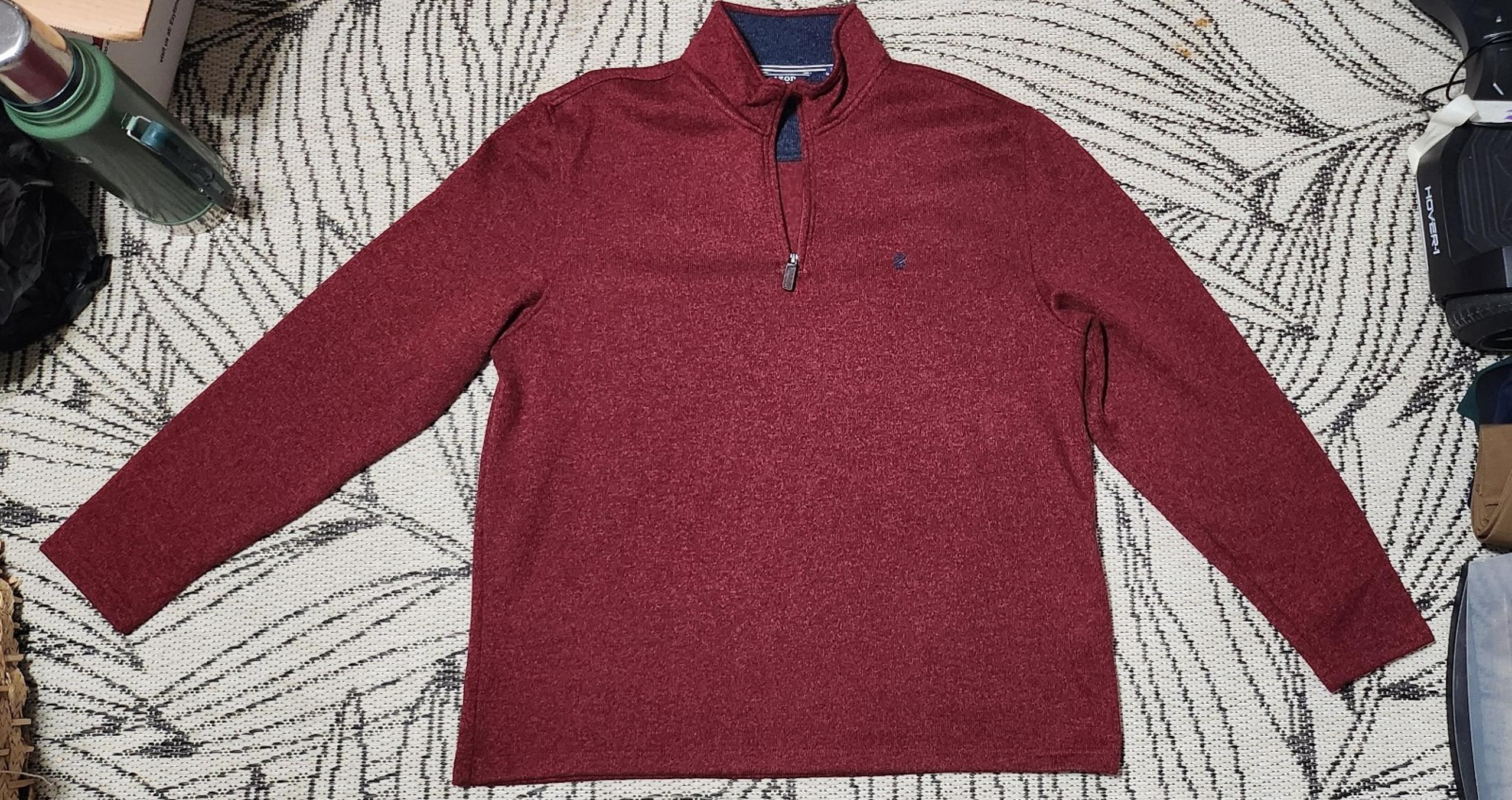 XXL izod advantage performance fleece quarter zip pullover