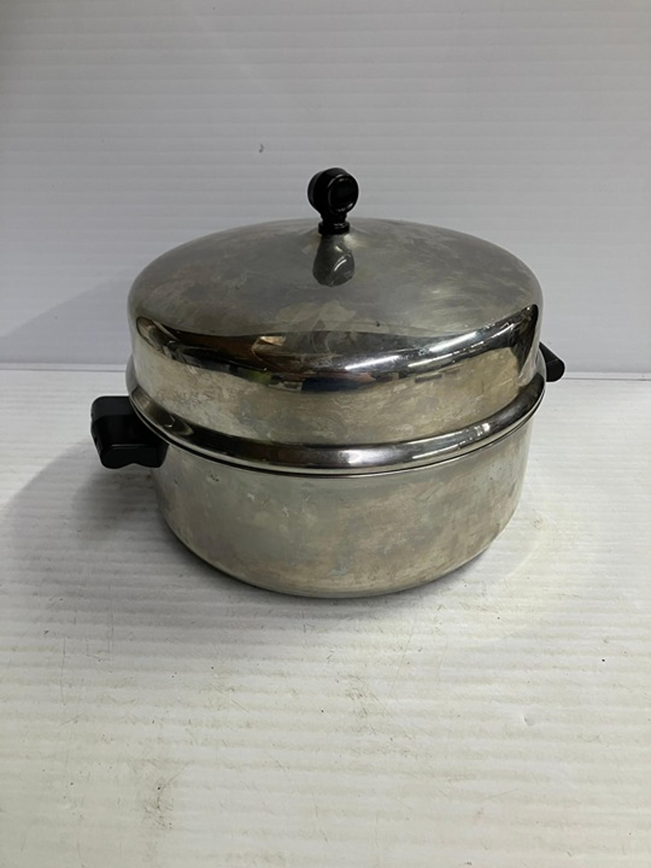 Farberware 5 QT Aluminum Clad Stainless Steel Stock Pot, Dome Lid, %