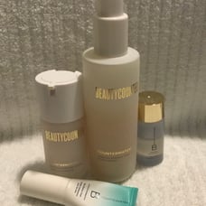 beautycounter adaptive lotion toner eye rescue cream & eye makeup remover
