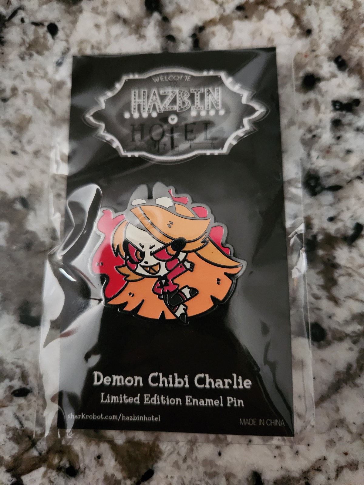 Demon chibi charlie hazbin pin
