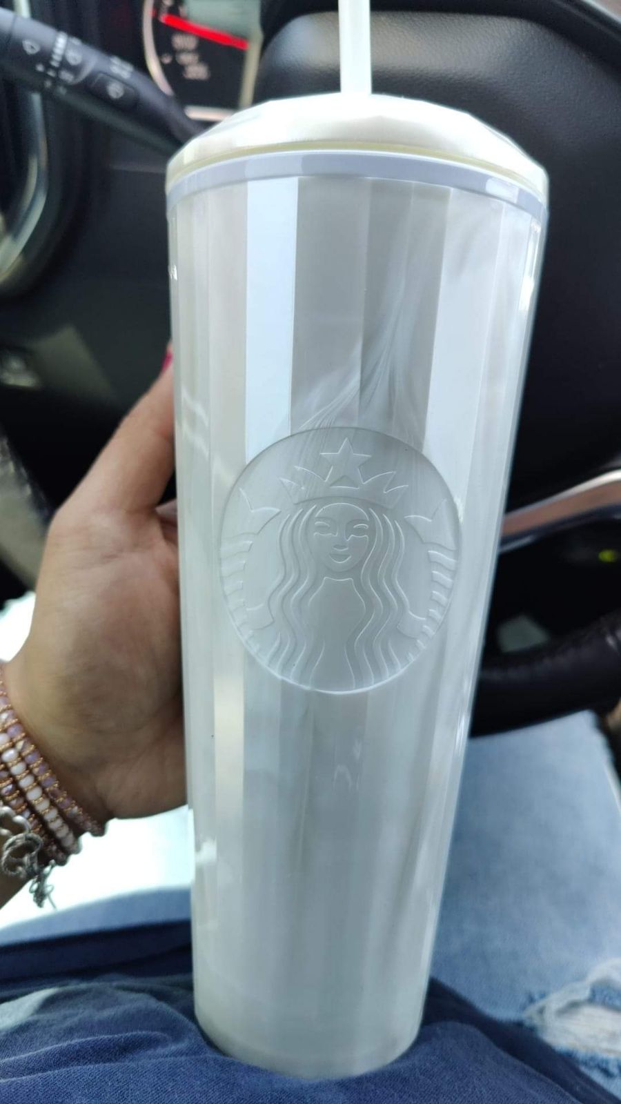 White Dome Starbucks cup