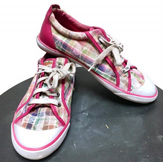 coach plaid sneakers