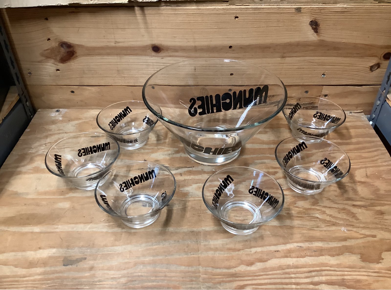 Vintage Munchees snack bowls