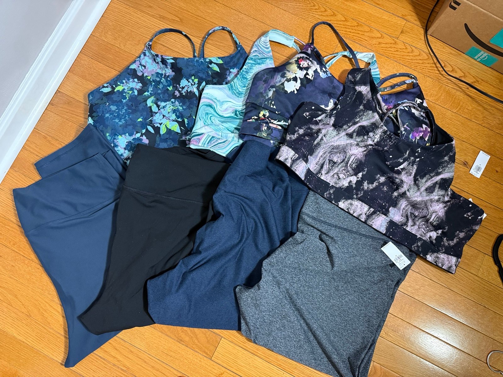 Old Navy Sports Bra & Leggings Lot (8) pcs. 3X NEW