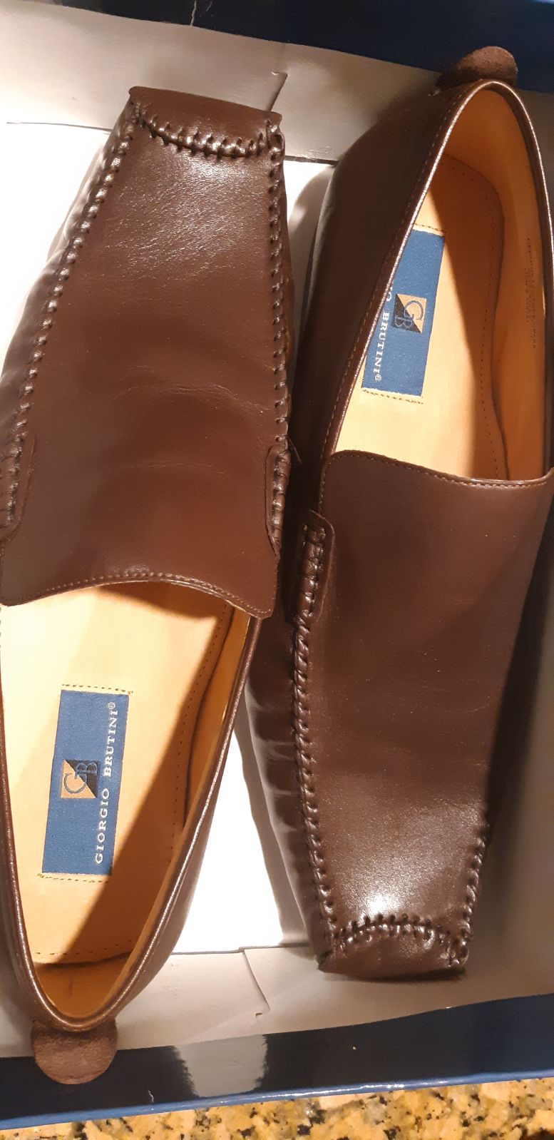 GEORGIO BRUTINI MENS SZ 13 LOAFERS