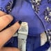 Madewell Deck Shorts Mid Rise Cotton Linen Wood Cut Blue Floral Back Zip