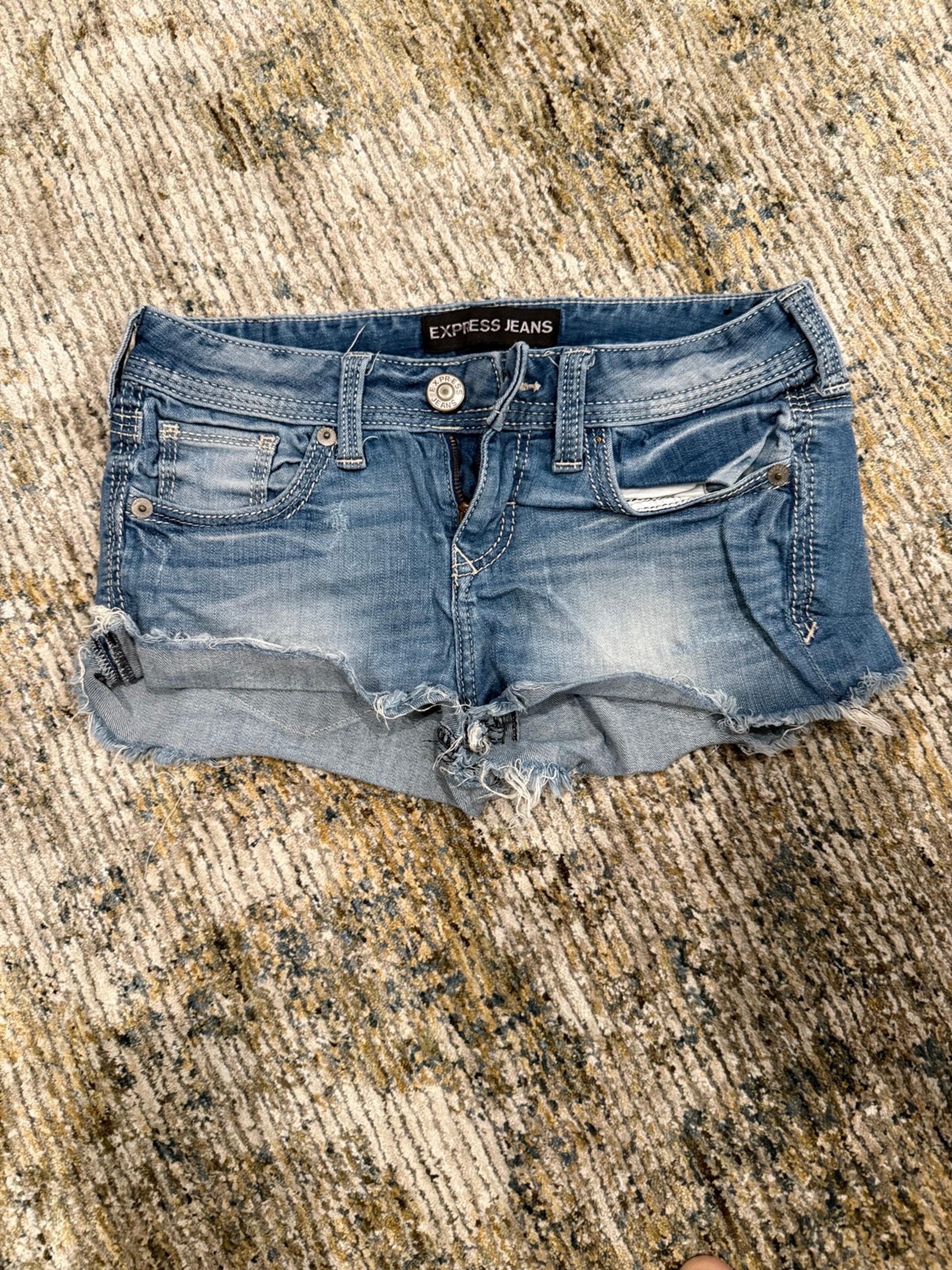 Womens Express Jean Shorts