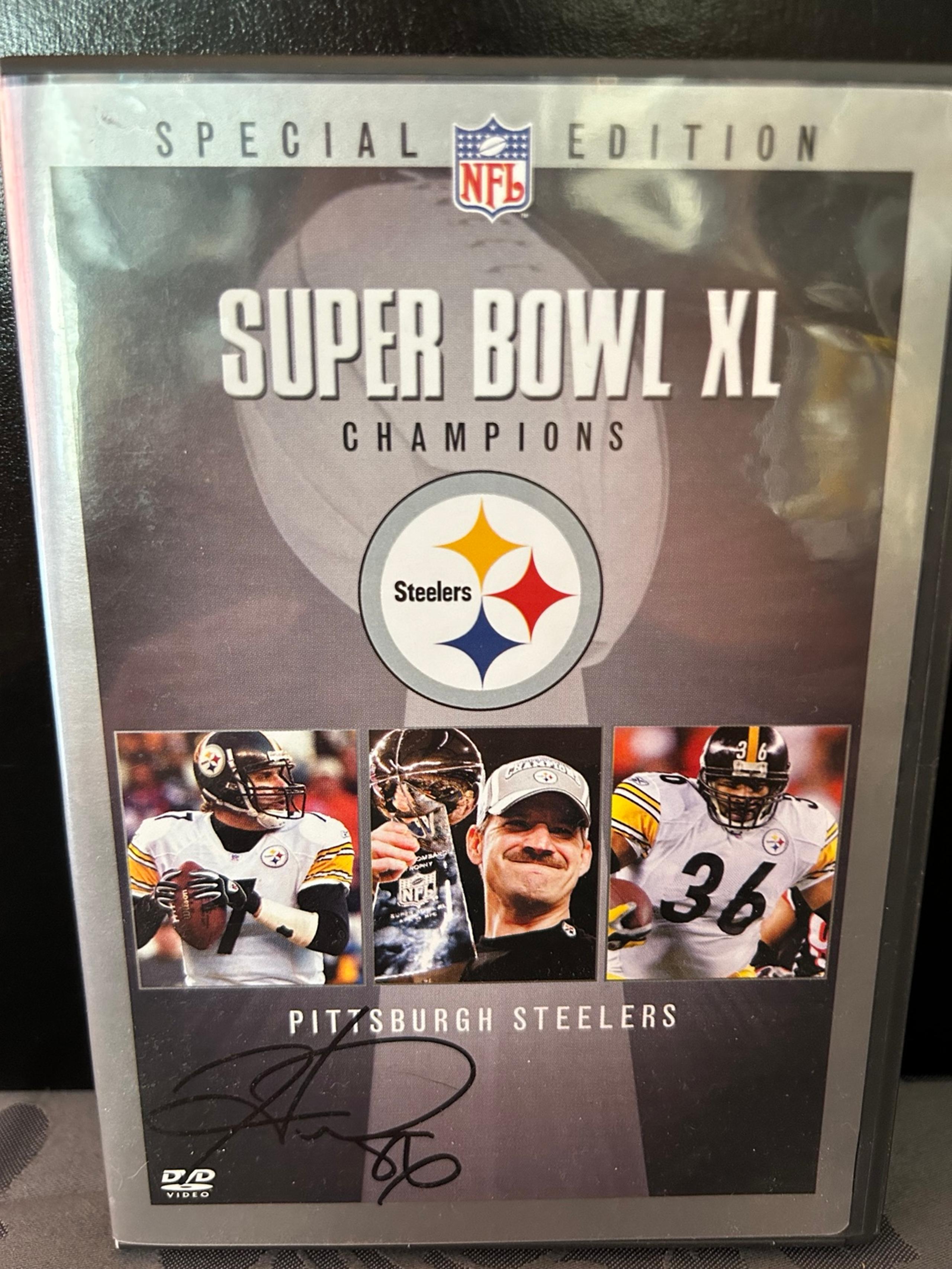Super Bowl xl dvd autographed