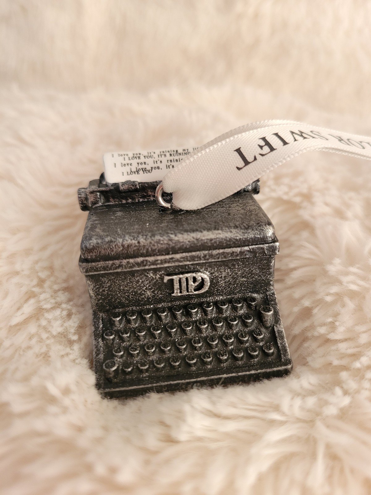 Tortured Poets Department Typewriter Ornament 2024 Taylor Swift