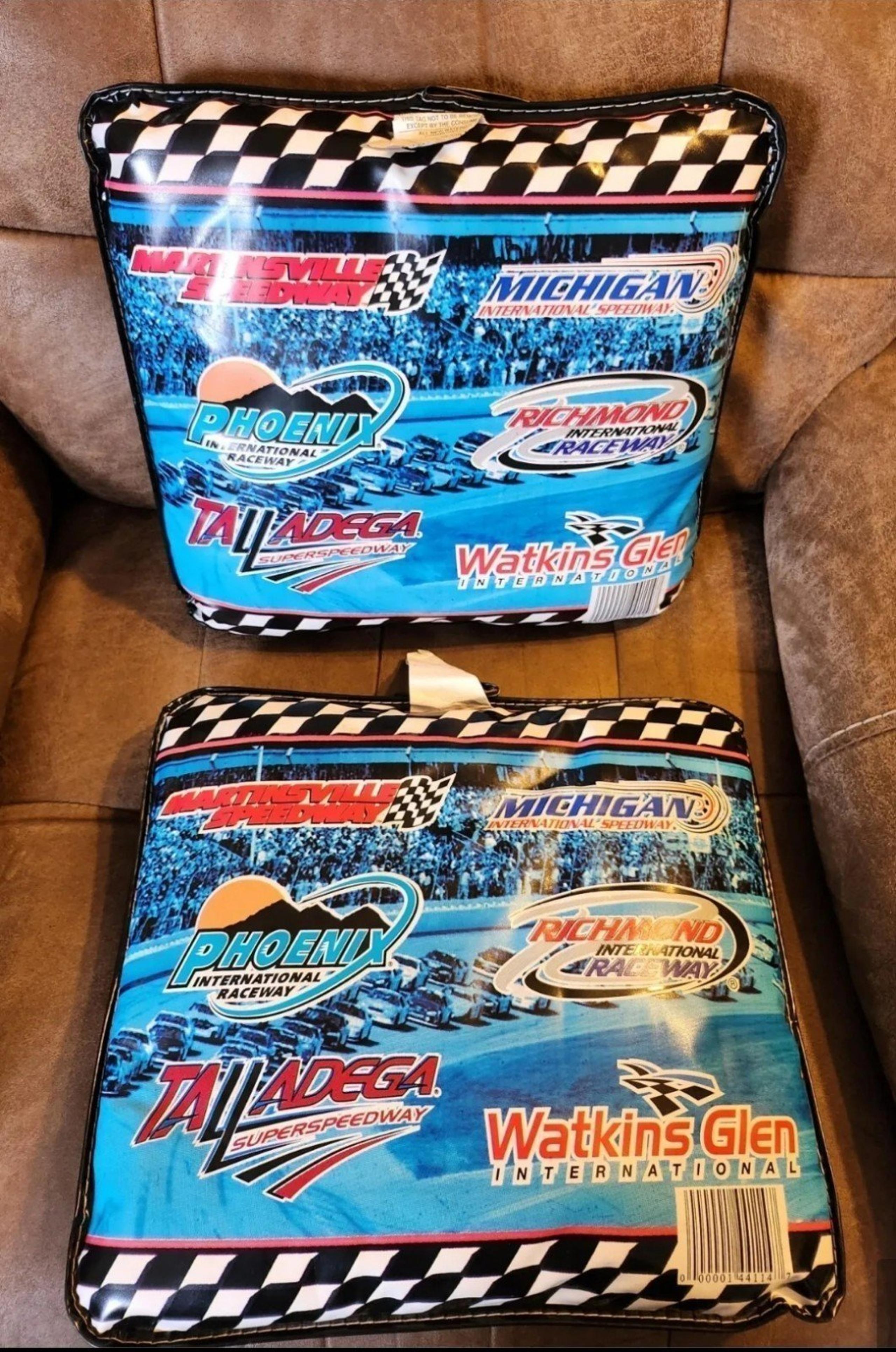 Nascar Racing Sponsors Daytona International Speedway Seat Stadium Cushion