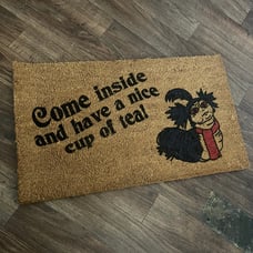 Labyrinth Door Mat Outdoor Rug with Ello Worm from Movie Custom Quality Doormat
