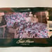 Bill Blass Floral Festival Blue Twin Sheet Set NEW Flat Fitted Pillowcase