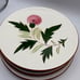 Vintage Stangl Pottery 6 Bread Plates Set of 4 Thistle Design