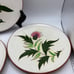 Vintage Stangl Pottery 6 Bread Plates Set of 4 Thistle Design